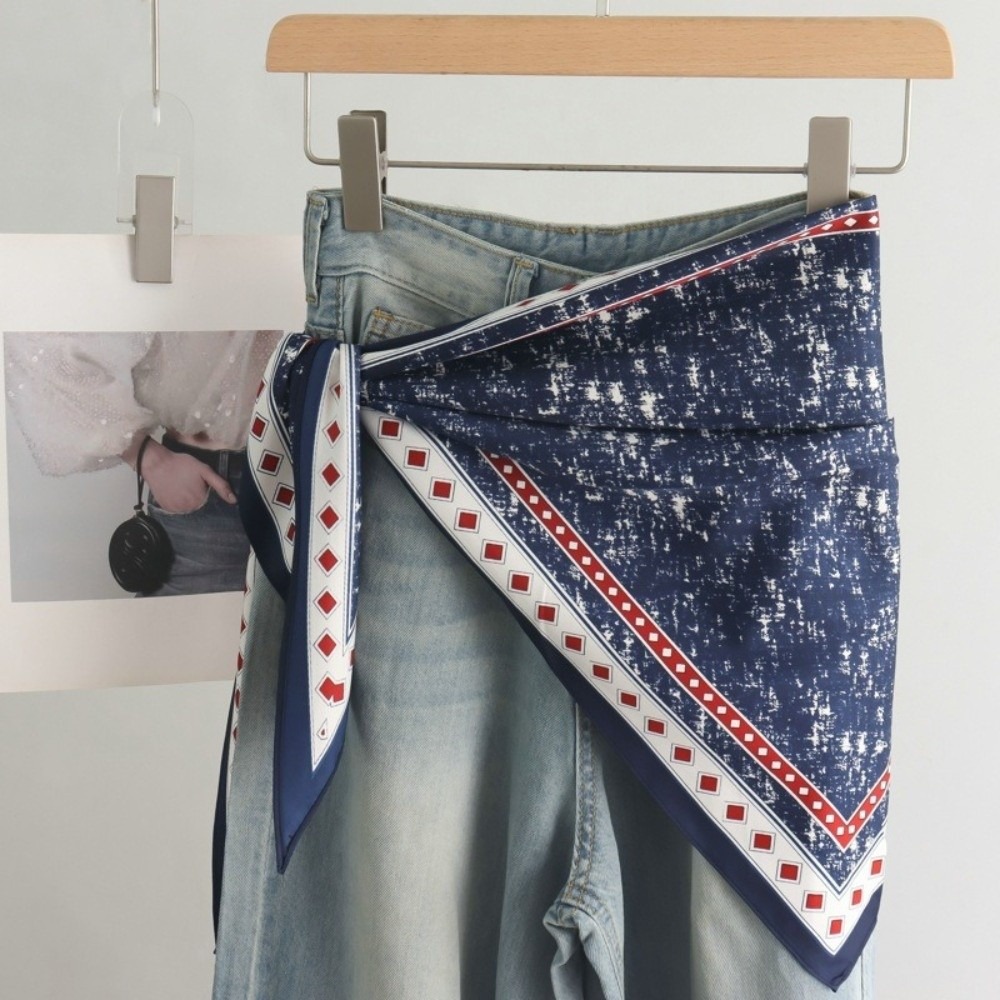 New Satin Women's Scarf Clothi - Summer Clothing Wraps ulasan dan harga