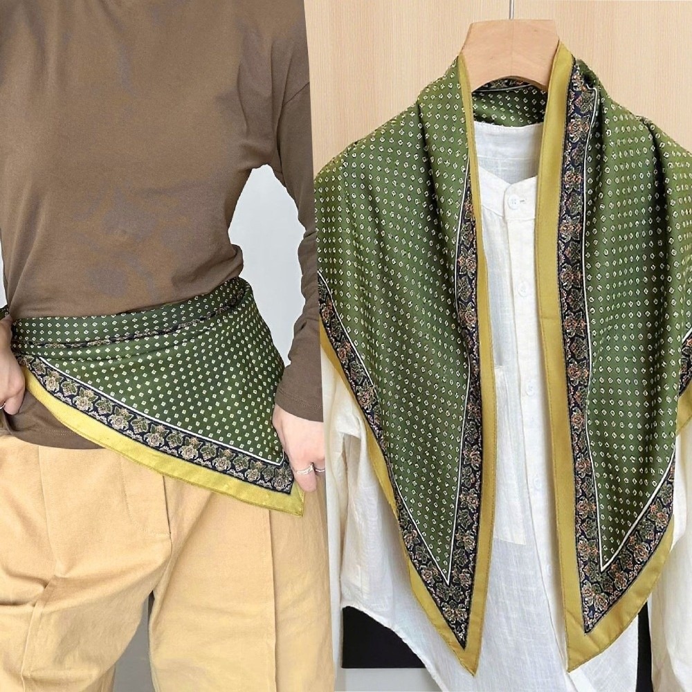 New Satin Women's Scarf Clothi - Summer Clothing Wraps ulasan dan harga