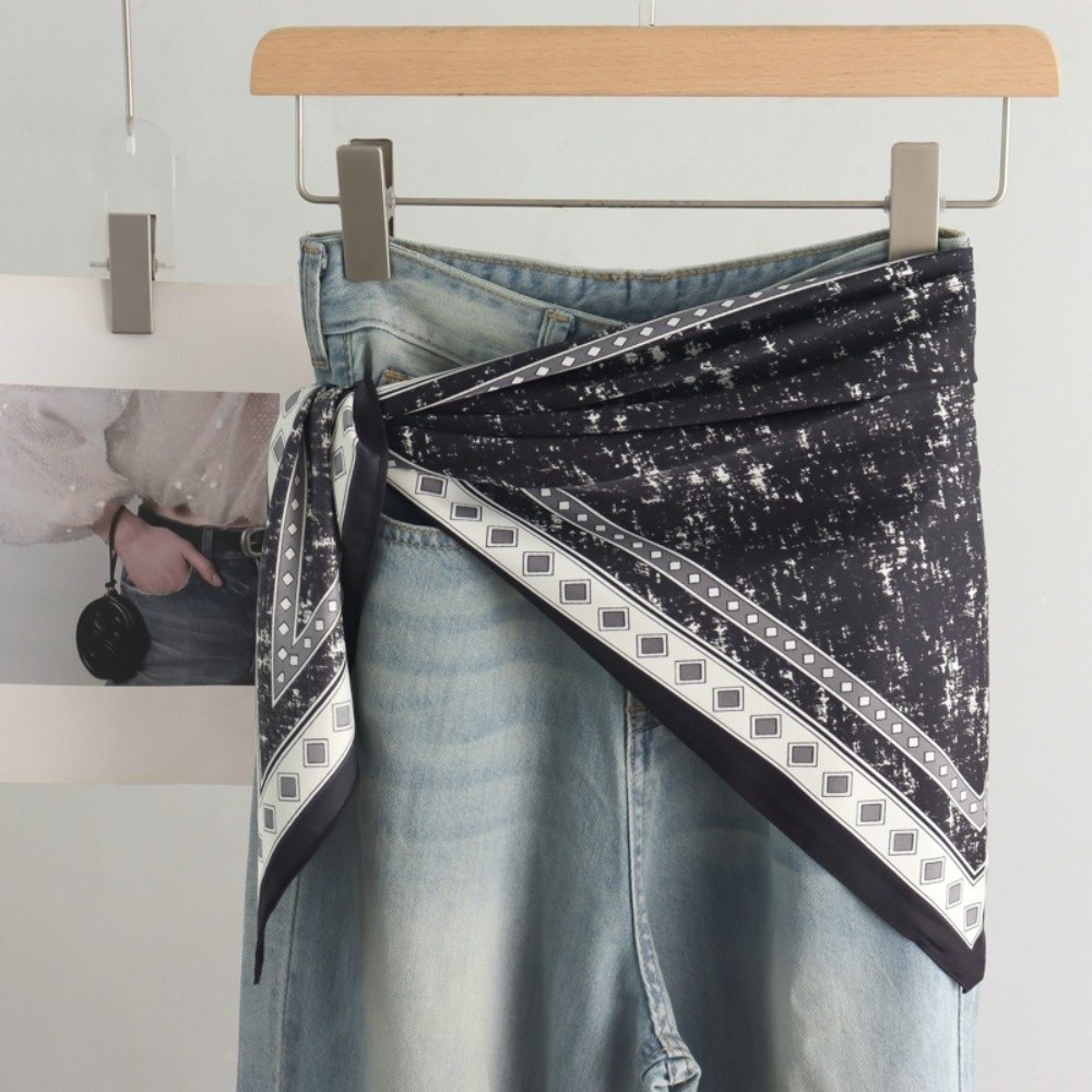 New Satin Women's Scarf Clothi - Summer Clothing Wraps ulasan dan harga