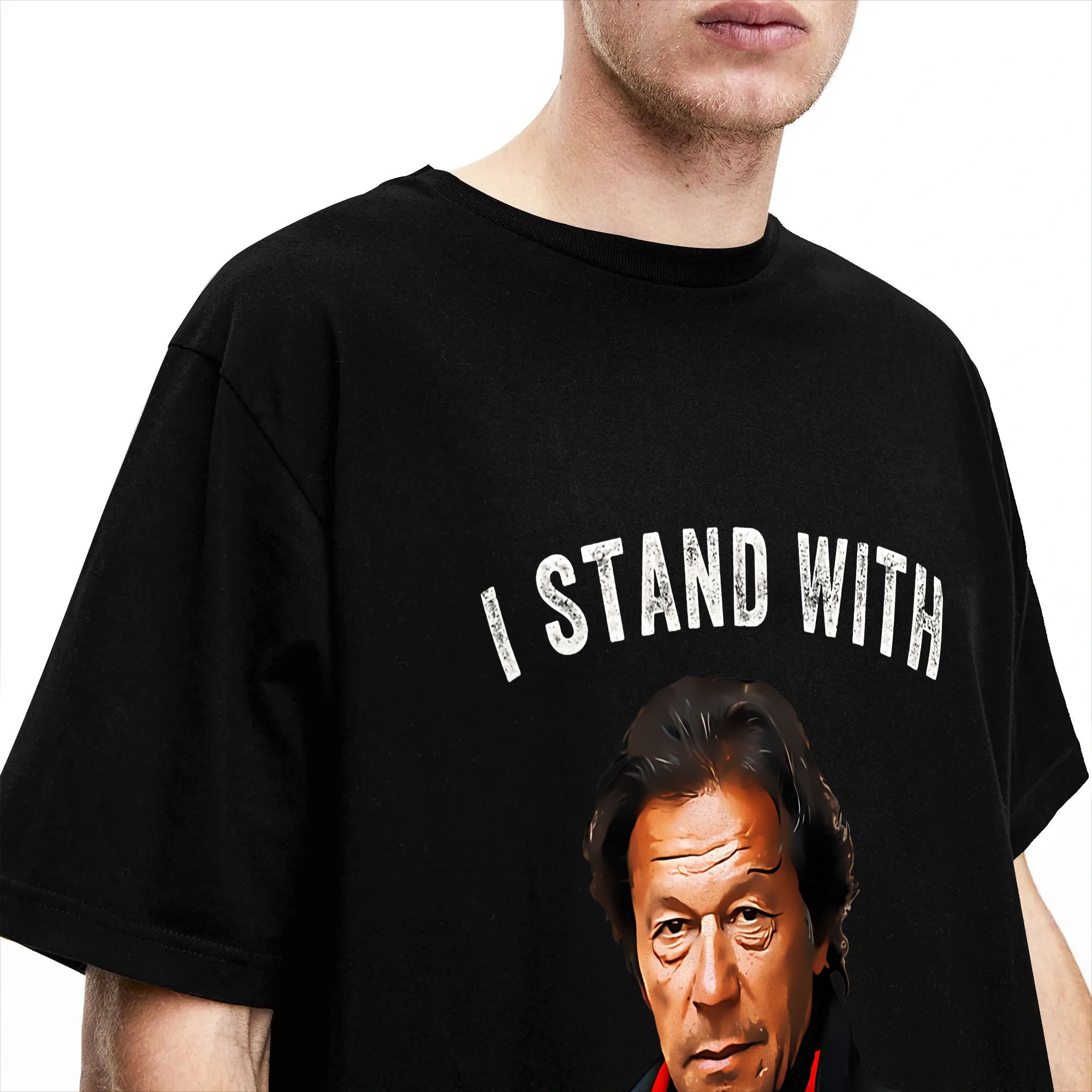 Men's T Shirt I Stand With Imr - Summer Clothing Pakistan ulasan dan harga