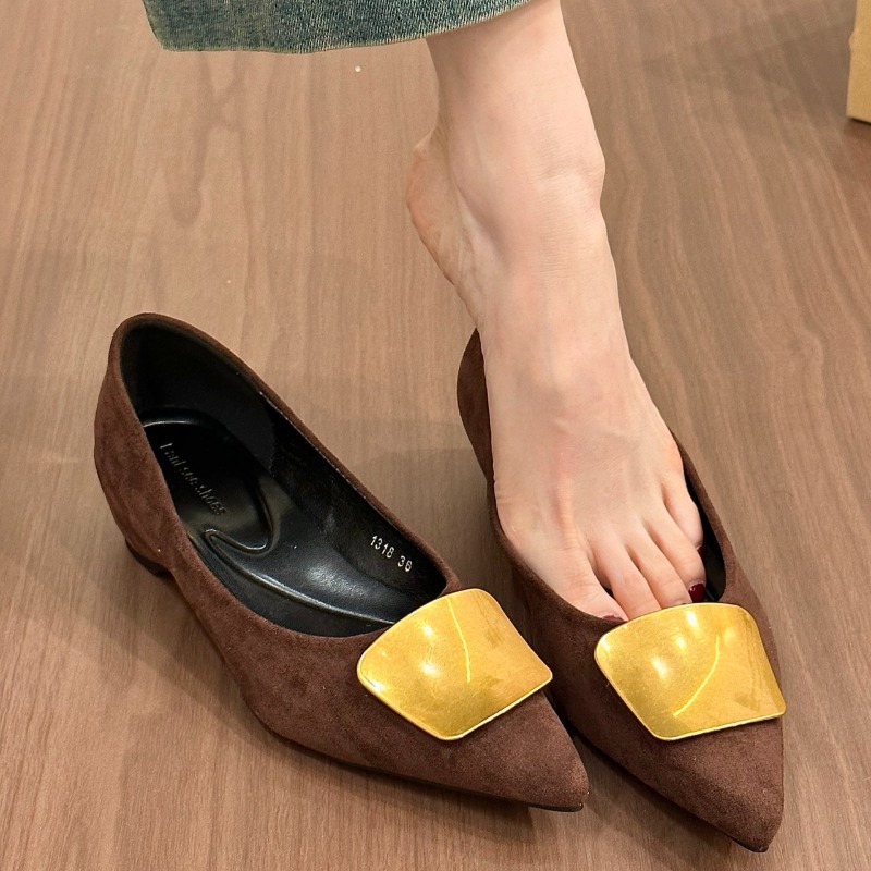 Women Low Heel Pumps Pointed T - Summer Clothing Stores ulasan dan harga