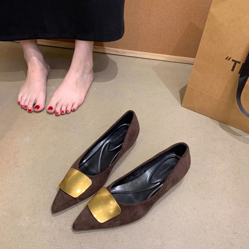 Women Low Heel Pumps Pointed T - Summer Clothing Stores ulasan dan harga