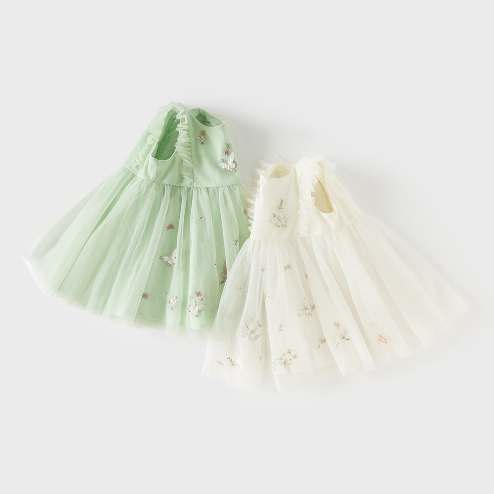 Dave Bella Embroidery Lace Mes - Summer Clothing Baby Girl ulasan dan harga