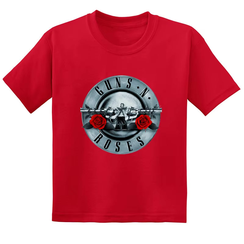 Gun N Roses Print Fashion Kids - Summer Clothing Baby Girl ulasan dan harga