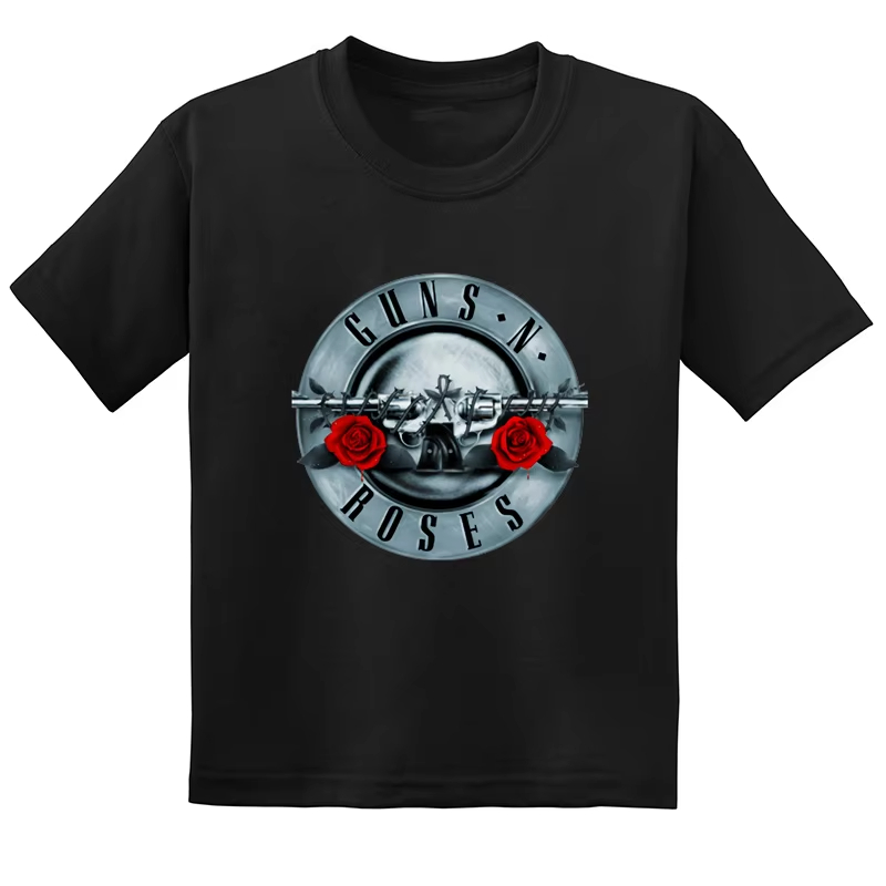 Gun N Roses Print Fashion Kids - Summer Clothing Baby Girl ulasan dan harga