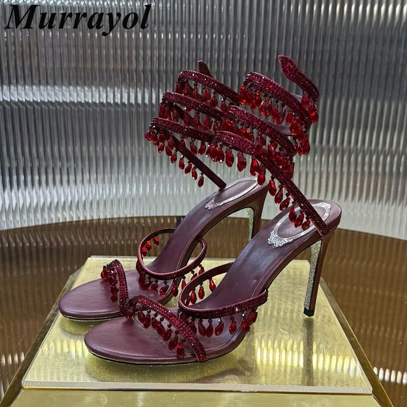 Sandals Ankle Snake Shaped Str - Summer Clothing Stores ulasan dan harga