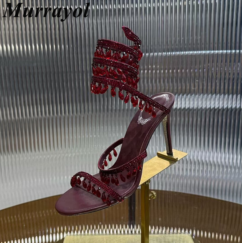 Sandals Ankle Snake Shaped Str - Summer Clothing Stores ulasan dan harga